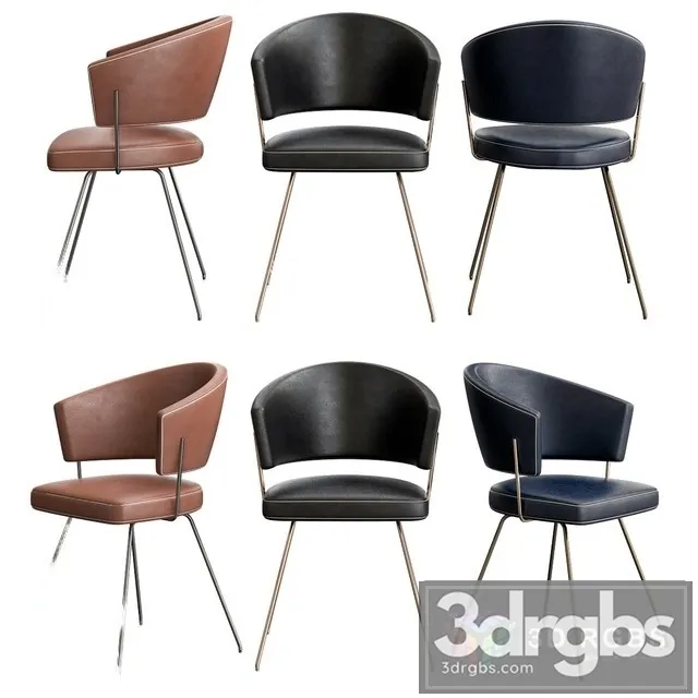 Bahia Bonaldo Chair 3D Model Download