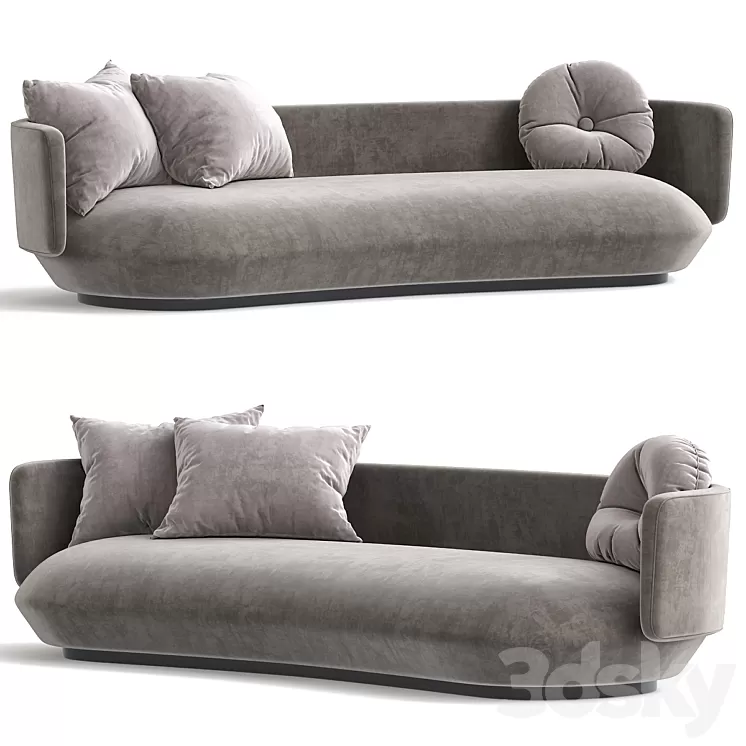 Baixo Sofa by Guilherme Wentz 3D Model Free Download Baixo Sofa by Guilherme Wentz 3D Model Free Download
