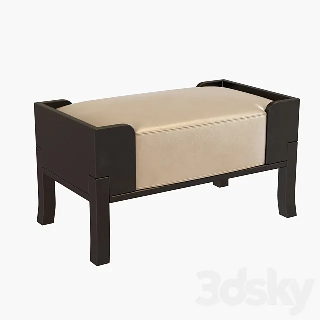 Baker 4018 SADDLE BENCH 3D Model Baker 4018 SADDLE BENCH 3D Model