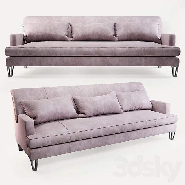 Baker Almandine Sofa 3DModel