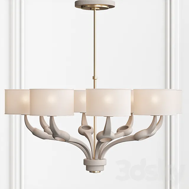 Baker Anneau Chandelier 3D Model