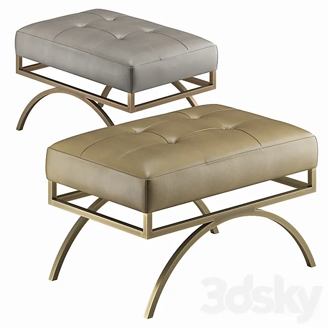 Baker Arc bench by Barbara Barry 3DModel Baker Arc bench by Barbara Barry 3DModel