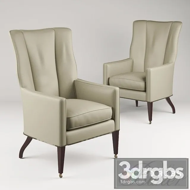 Baker Archetype Armchair 3D Model Download Baker Archetype Armchair 3D Model Download