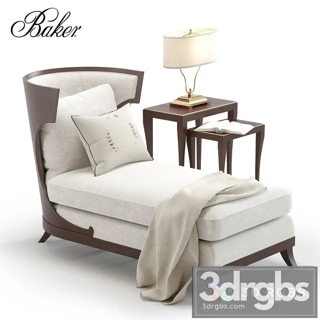 Baker Atrium Armchair 3D Model Download Baker Atrium Armchair 3D Model Download