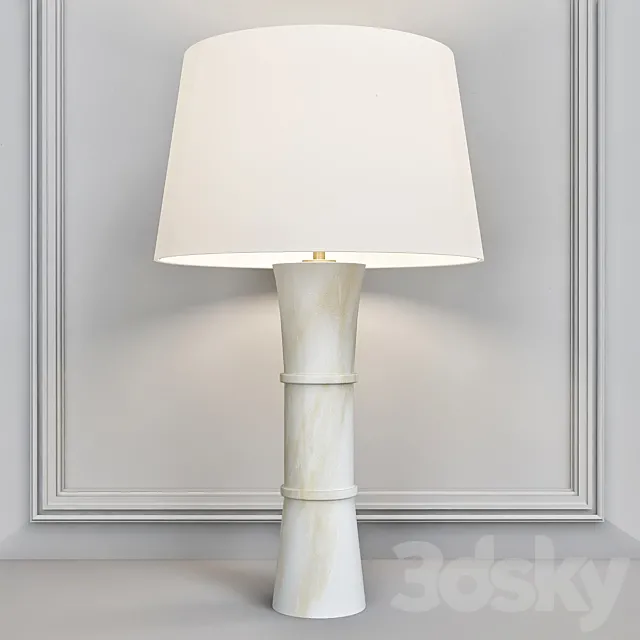 Baker Bali table lamp 3D Model