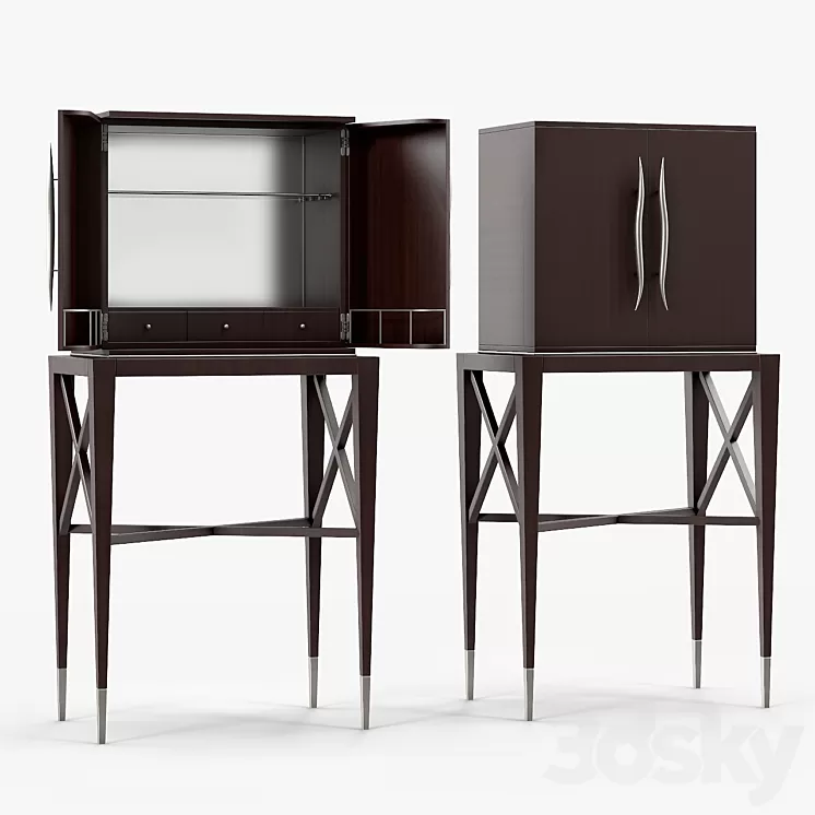 Baker Bar Des Elixirs 3D Model Baker Bar Des Elixirs 3D Model