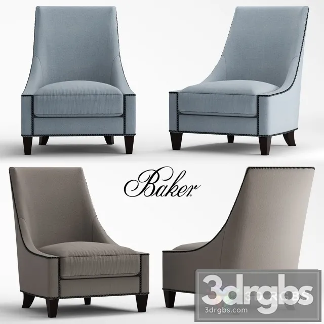 Baker Bel Air Lounge Chair 3D Model Download Baker Bel Air Lounge Chair 3D Model Download