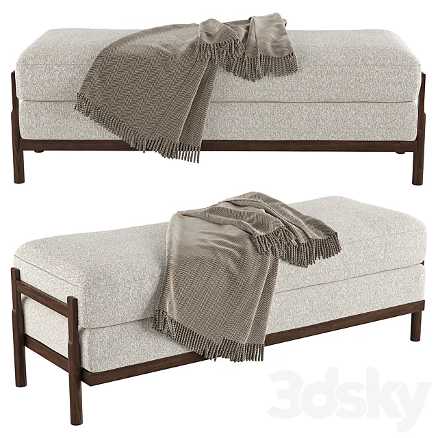 Baker bench 3D Model Baker bench 3D Model