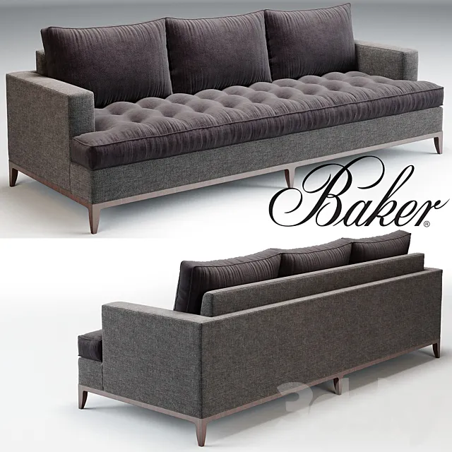 Baker Bennet Sofa No. 6567S 3DModel Baker Bennet Sofa No. 6567S 3DModel