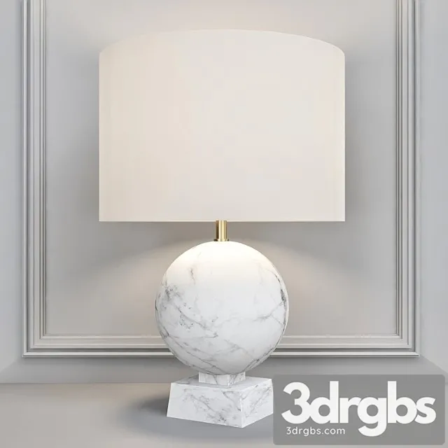 Baker blanc sculpte – round 3D Model Download