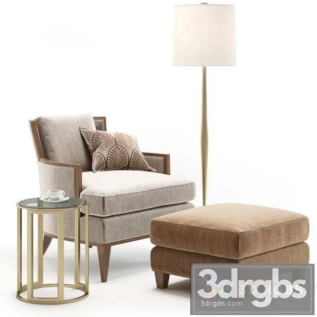 Baker California Armchair 3D Model Download Baker California Armchair 3D Model Download