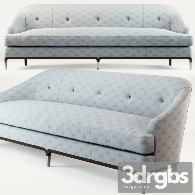 Baker Carnelian Sofa 3D Model Download Baker Carnelian Sofa 3D Model Download