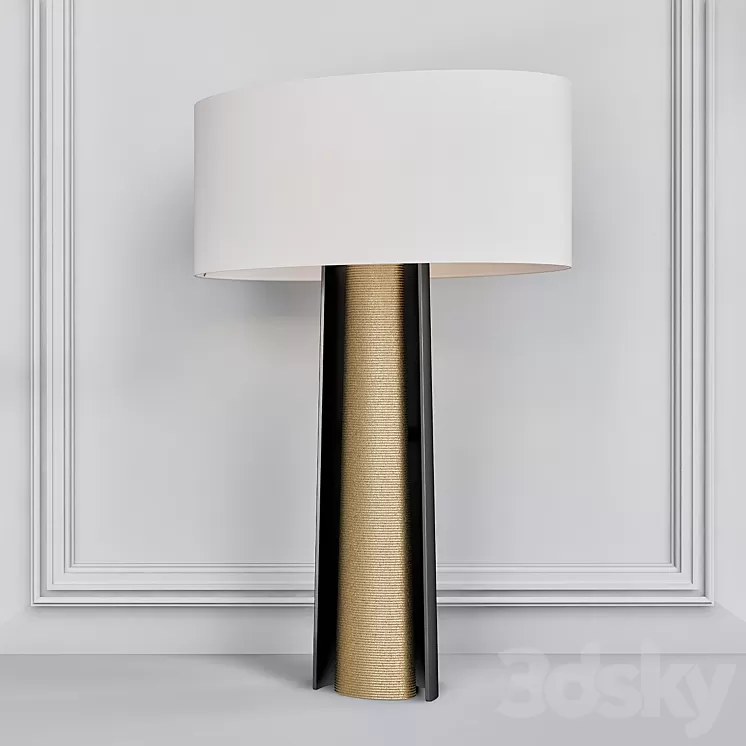 Baker Cloak table lamp 3D Model Baker Cloak table lamp 3D Model