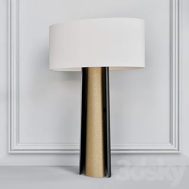 Baker Cloak table lamp 3DModel Baker Cloak table lamp 3DModel