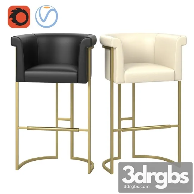 Baker diolite barstool Baker diolite barstool