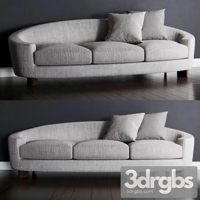 Baker Ellipse Sofa 3D Model Download Baker Ellipse Sofa 3D Model Download