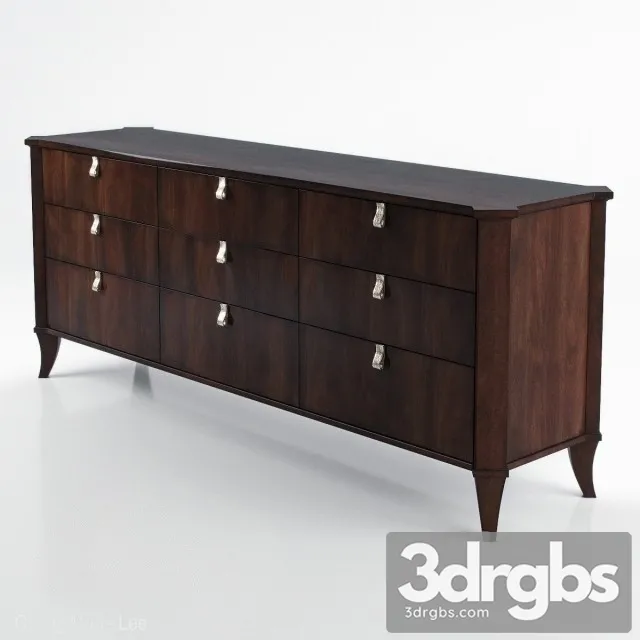 Baker Facet Chest 3D Model Download Baker Facet Chest 3D Model Download