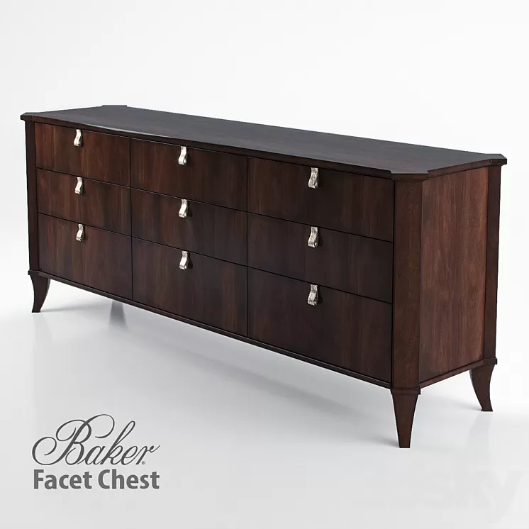 BAKER FACET CHEST 3D Model