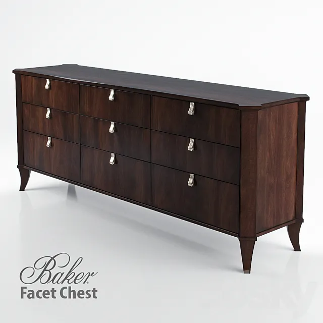 BAKER FACET CHEST 3DModel