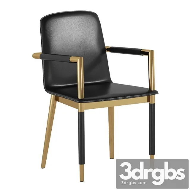 Baker Folio Arm Chair 1 3D Model Download