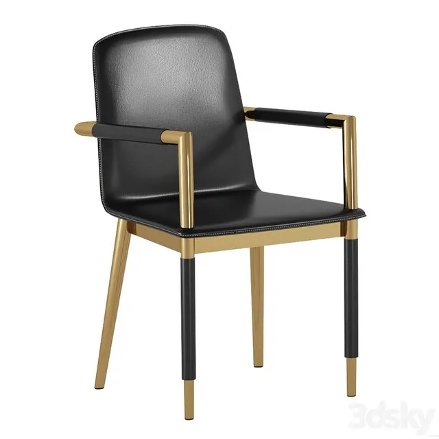 Baker – FOLIO ARM CHAIR 3D Model
