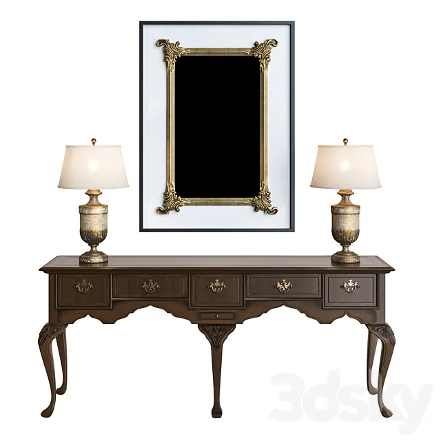 Baker Furniture – Server stately homes 3DModel