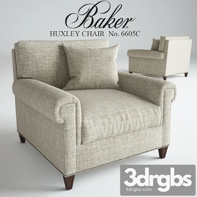 Baker Huxley Chair No 6605c 3D Model Download Baker Huxley Chair No 6605c 3D Model Download