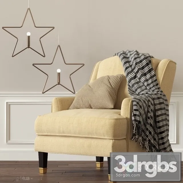 Baker Juliette Loose Armchair 3D Model Download Baker Juliette Loose Armchair 3D Model Download