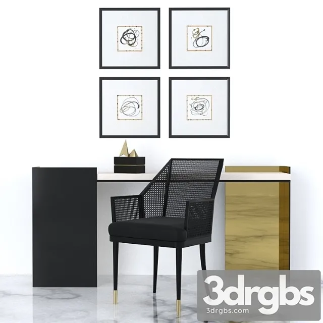 Baker Kara Mann Set 3D Model Download Baker Kara Mann Set 3D Model Download