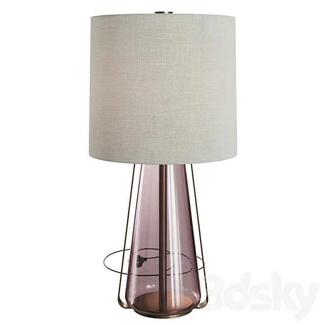 Baker lanterna rosa table lamp 3D Model Baker lanterna rosa table lamp 3D Model