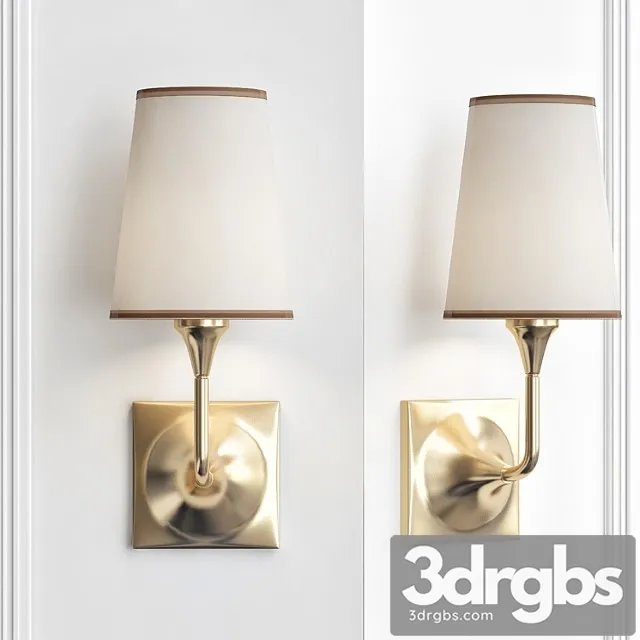 Baker Lur Wall Sconce 1 3D Model Download Baker Lur Wall Sconce 1 3D Model Download