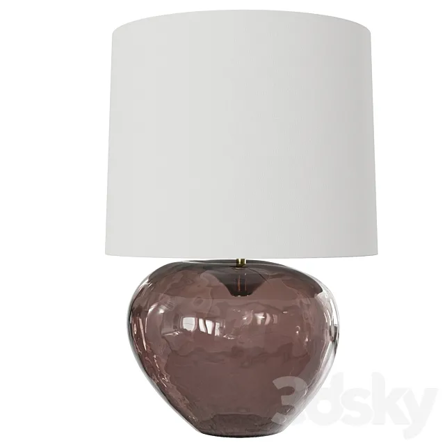 Baker magritte table lamp 3D Model Baker magritte table lamp 3D Model