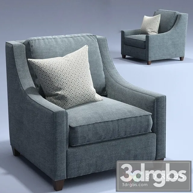 Baker Malory Armchair 3D Model Download Baker Malory Armchair 3D Model Download