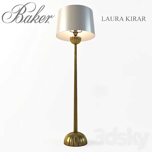 Baker Mellon Floor Lamp 3DModel Baker Mellon Floor Lamp 3DModel