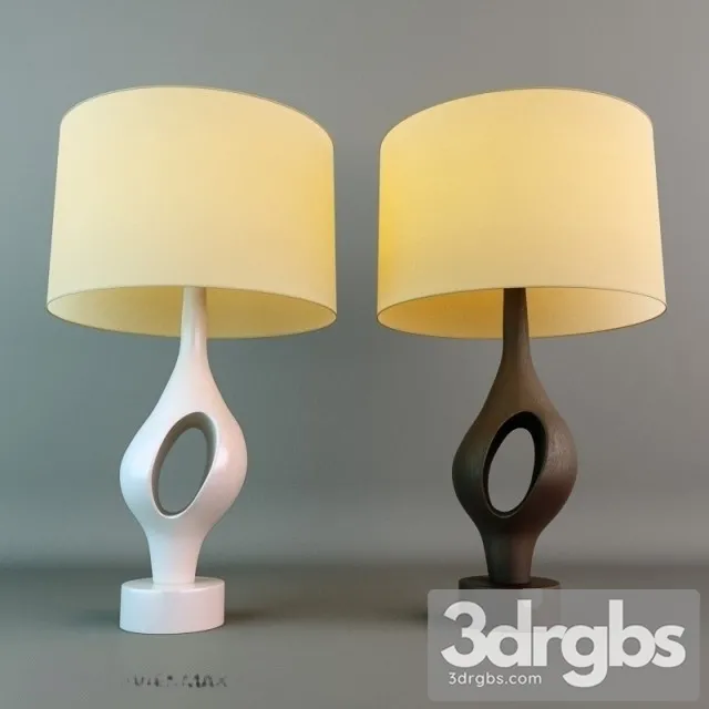 Baker Pagani Anneau Table Lamp 3D Model Download