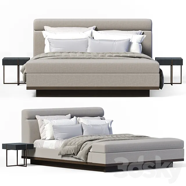 Baker panorama platform bed 3DModel