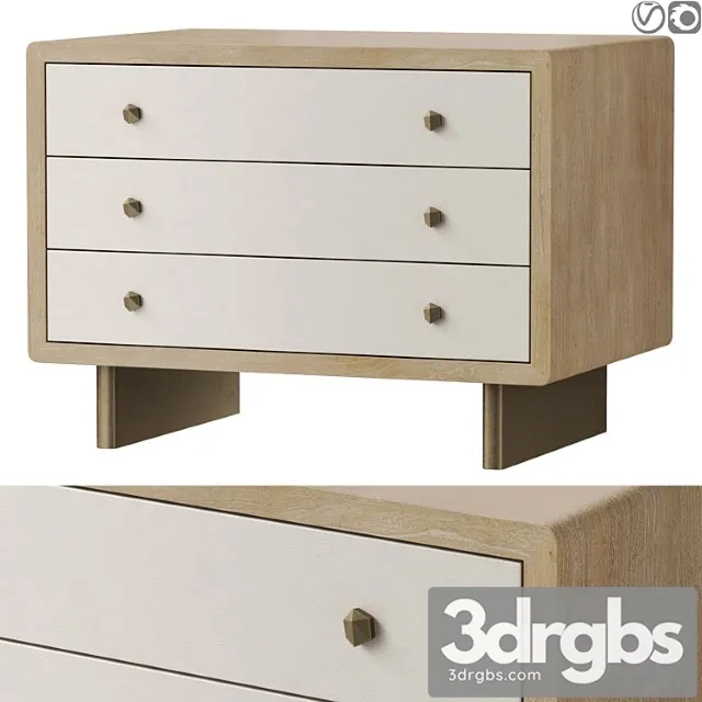 Baker Radius Nightstand 1 3D Model Download Baker Radius Nightstand 1 3D Model Download