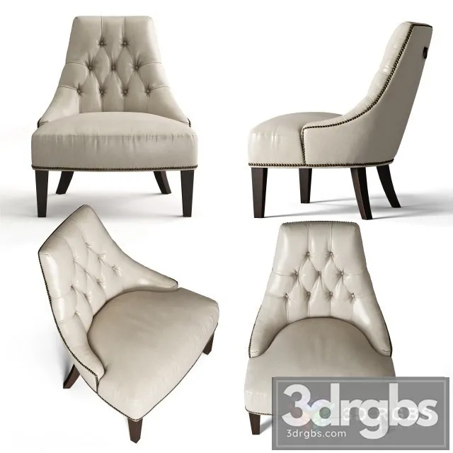 Baker Salon Lounge Chair 3D Model Download