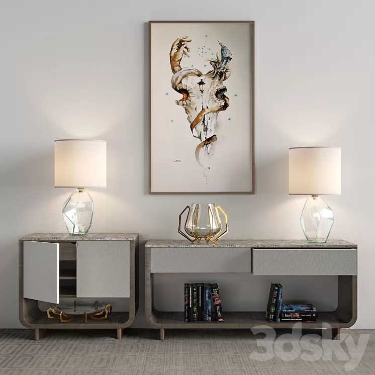 BAKER set_001 3D Model