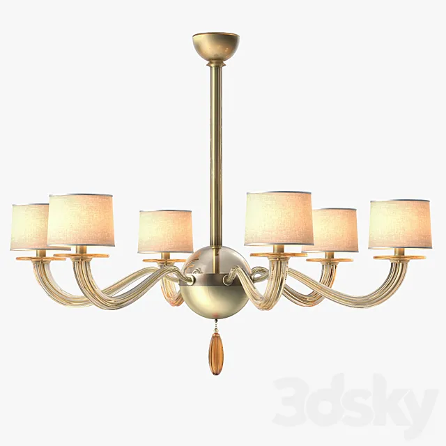 Baker Signature Chandelier 3DModel Baker Signature Chandelier 3DModel