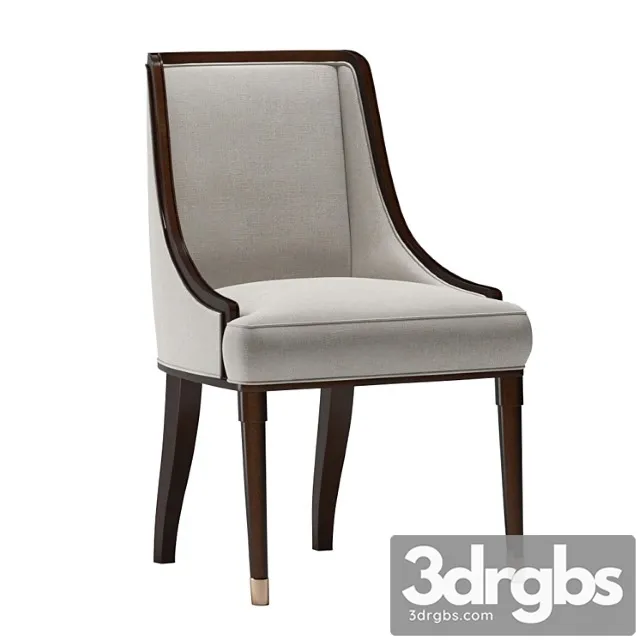 Baker – signature dining side chair 2 3D Model Download