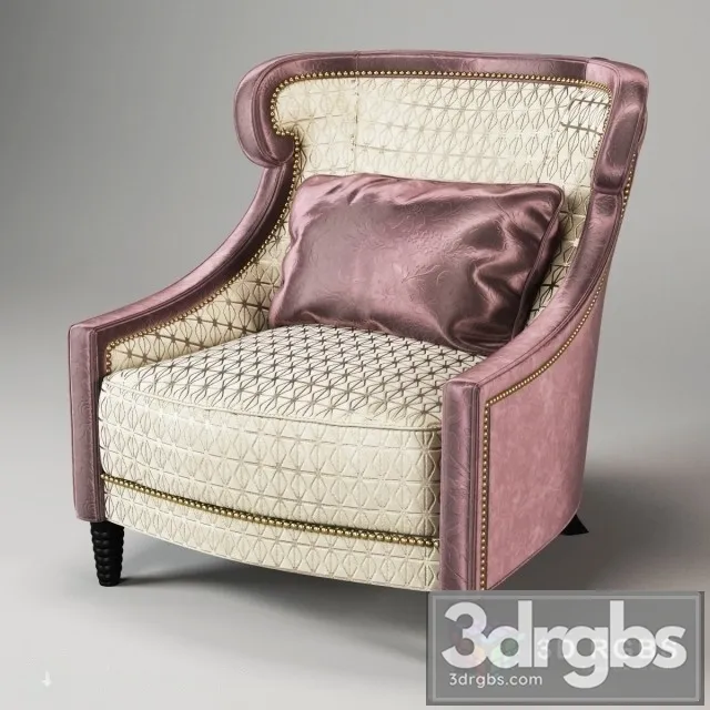 Baker Tuileries Armchair 3D Model Download Baker Tuileries Armchair 3D Model Download