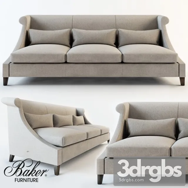 Baker Villa Sofa 3D Model Download Baker Villa Sofa 3D Model Download