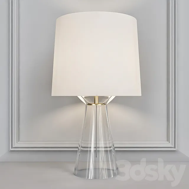 Baker Waistline Table Lamp – Short 3D Model