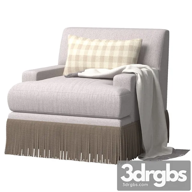 Baker yves lounge chair 3D Model Download Baker yves lounge chair 3D Model Download