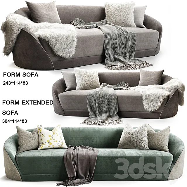 Baker_FORM SOFA 3DModel