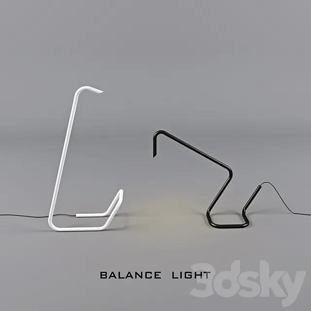 Balance Light 3D Model Balance Light 3D Model