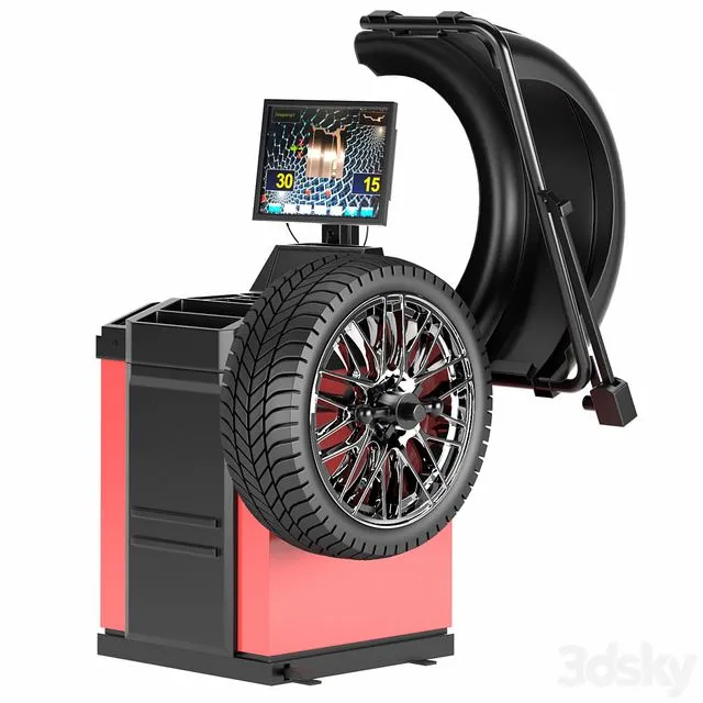 Balancing machine automatic 3D Model Balancing machine automatic 3D Model