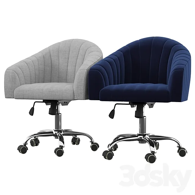 Balcom Velvet Swivel Mid-Back Desk Chairvelvet 3DModel Balcom Velvet Swivel Mid-Back Desk Chairvelvet 3DModel