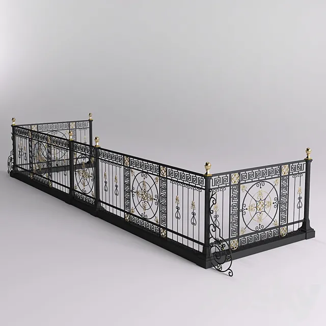 Balcony rail 3D Model